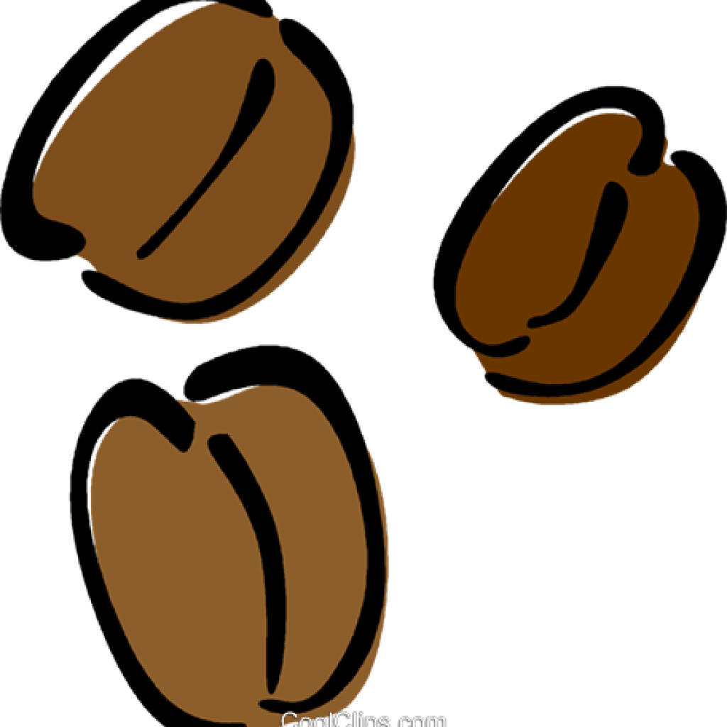 Coffee Beans Clip Art Coffee Beans Royalty Free Vector - Coffee Bean Vector Png (1024x1024)