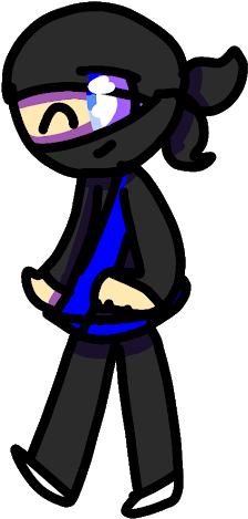 And Make His Eyes Brown Instead Of Purple And Blue, - Cartoon (530x530)