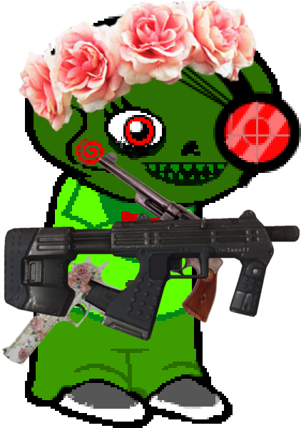 Cutsie Putsie New Cherub Calleigh Ouo, She Capitalizes - Halo 3 Odst Smg (448x607)