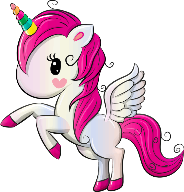 All Photo Png Clipart - Cute Cartoon Unicorn Vector (720x750)