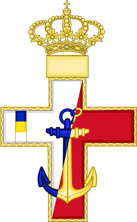 Naval Merit Grand Crosses And Crosses - Medalla Al Merito Naval (550x768)