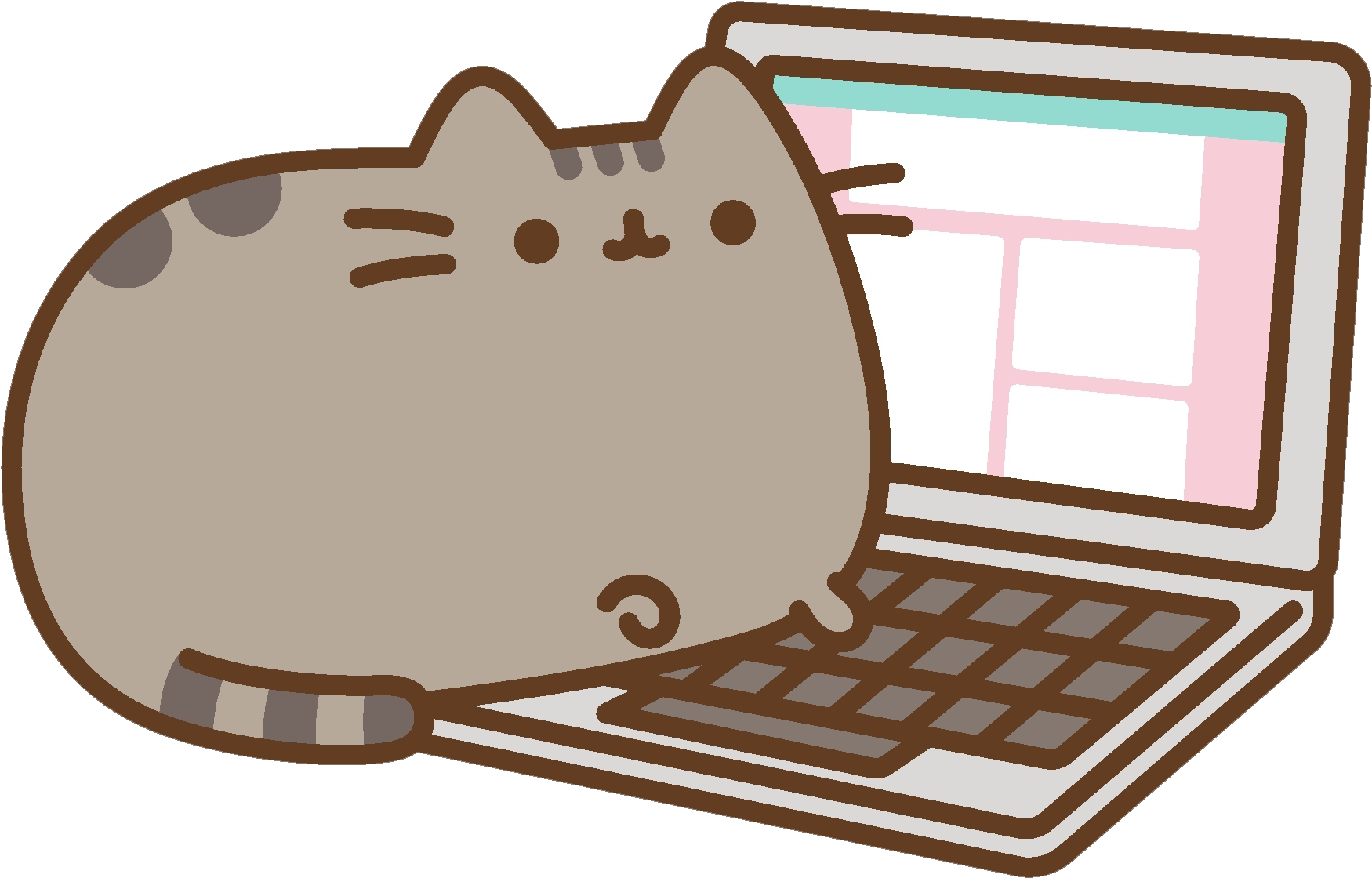 Transparent Background Pusheen Gif (2083x2083)