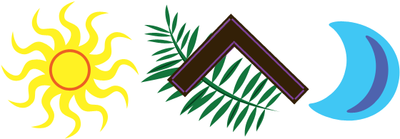 The Three Greater Lights Of Freemasonry Article Illustration - Fern Leaf Shower Curtain (648x216)