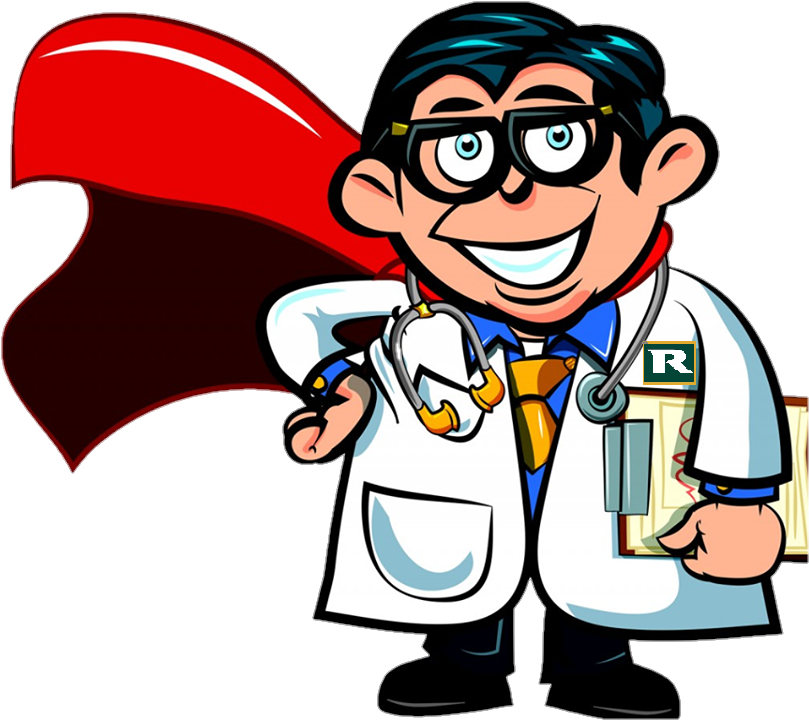 The Soft Top Doctor - Cartoon (847x754)