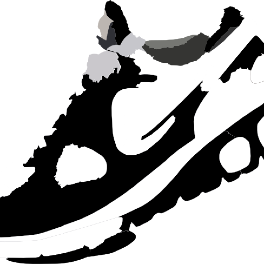 Track Shoe Clip Art Running Shoes Clipart Clipart Panda - Running Shoes Clipart Png (1024x1024)