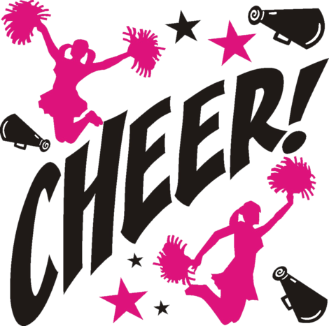 Make This Amazing Design Idea Cheer For Your Team On - Cheerleading Clipart (470x467)