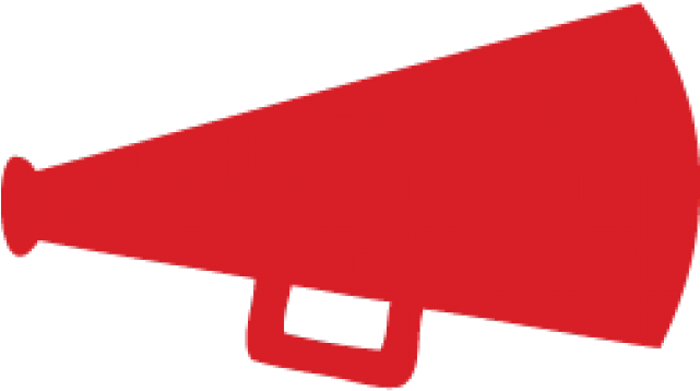 Banner Royalty Free Cheer Megaphone Clipart - Red Megaphone Clipart (640x480)