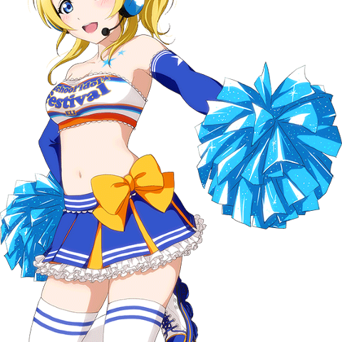 Cheerleader Love Live Transparent (480x480)