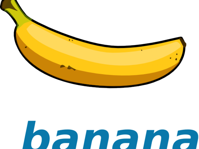 Transparent Background Banana Clipart (640x480)