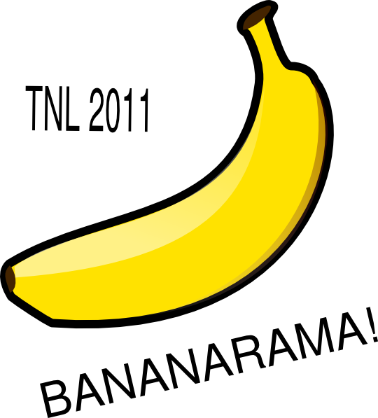 Banana Logo3 Clip Art - Cafepress Banana Do You Wanna? 84" Curtains (540x597)