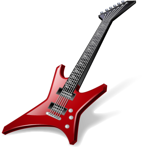 Clip Arts Related To - 80s Rock Guitar (512x512)