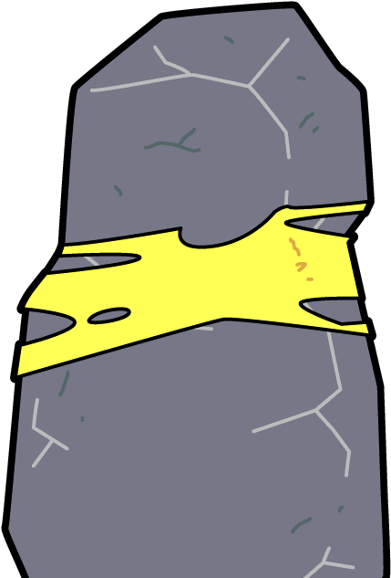 Boulder Clipart Banana - Pocket Morty Boulder Morty (439x650)