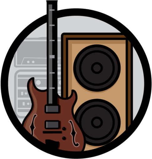 Wordpress Logo Clipart Guitar - Guitar Icon (512x512)