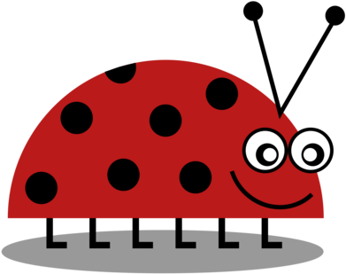 Ladybird Beetle Computer Icons Download - Yellow Beetle Clipart Png (430x340)