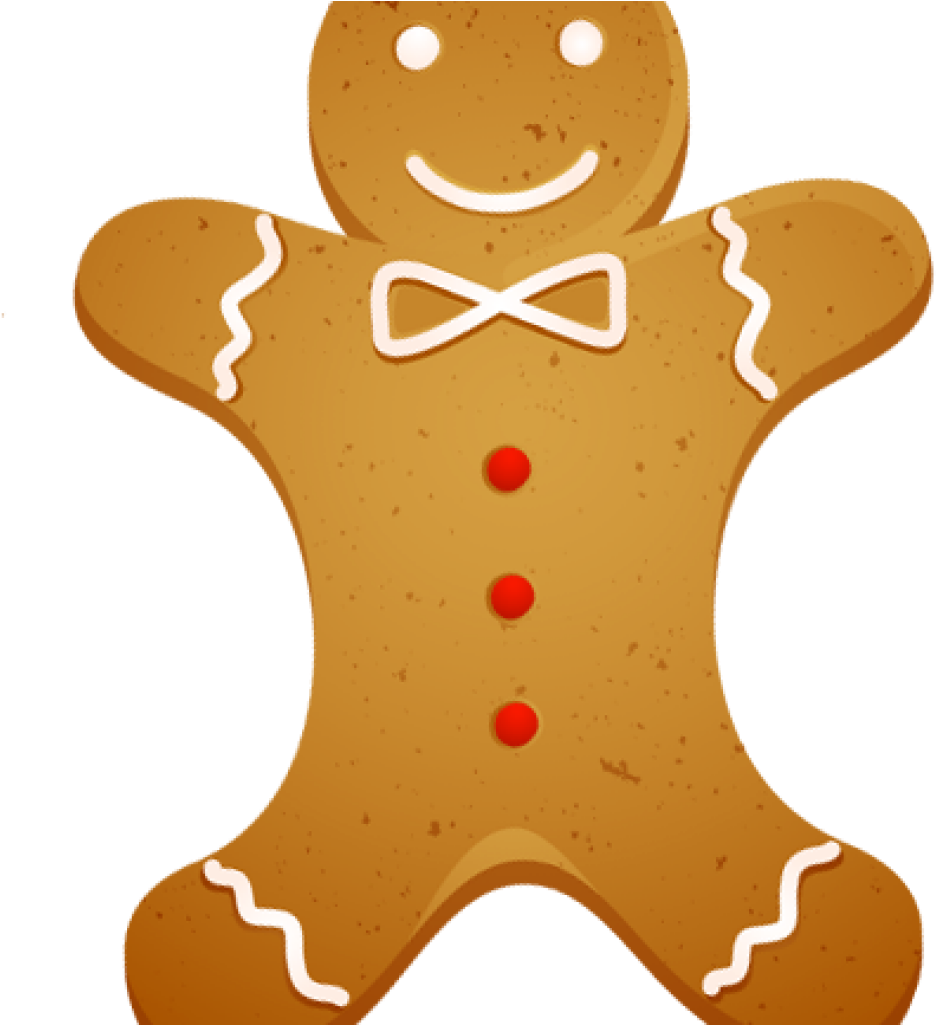 Gingerbread Man Clipart 19 Christmas Gingerbread Man - Clip Art (1024x1024)