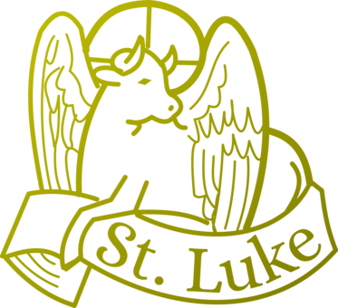 Gospel Of Luke Four Evangelists Symbol Evangelism - Gospel Of Luke Symbol (373x340)