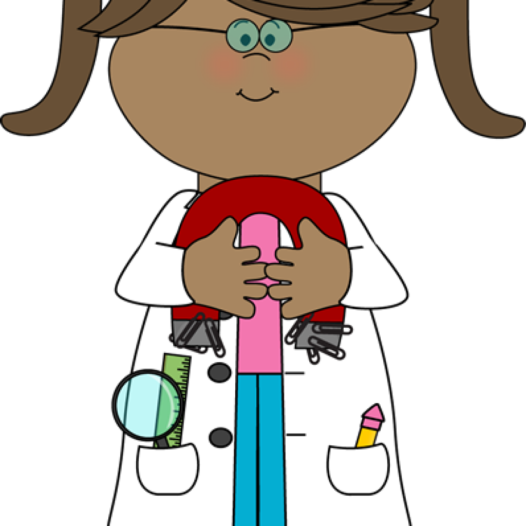 Kids Science Clipart Science Clip Art Science Images - Scientist Boy And Girl Cartoon (1024x1024)