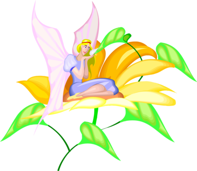 Floral Design Cut Flowers Art - Clip Art (391x340)