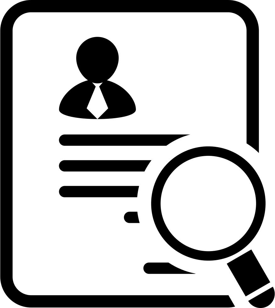 Businessman Paper Of The Application For A Job Comments - Job Application Icon (874x980)