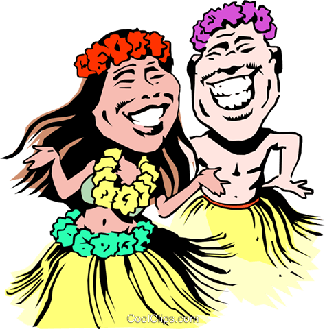 Free Library Hula Girl Clipart At Getdrawings - Clipart Hawaiian Hula Lady (473x480)