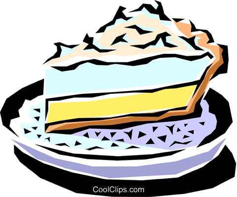 Lemon Meringue Pie Royalty Free Vector Clip Art Illustration - ของ ใช้ พีระมิด ฐาน หก เหลี่ยม (480x399)