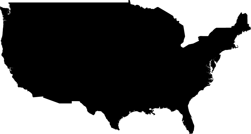 Silhouette Of Usa (960x515)