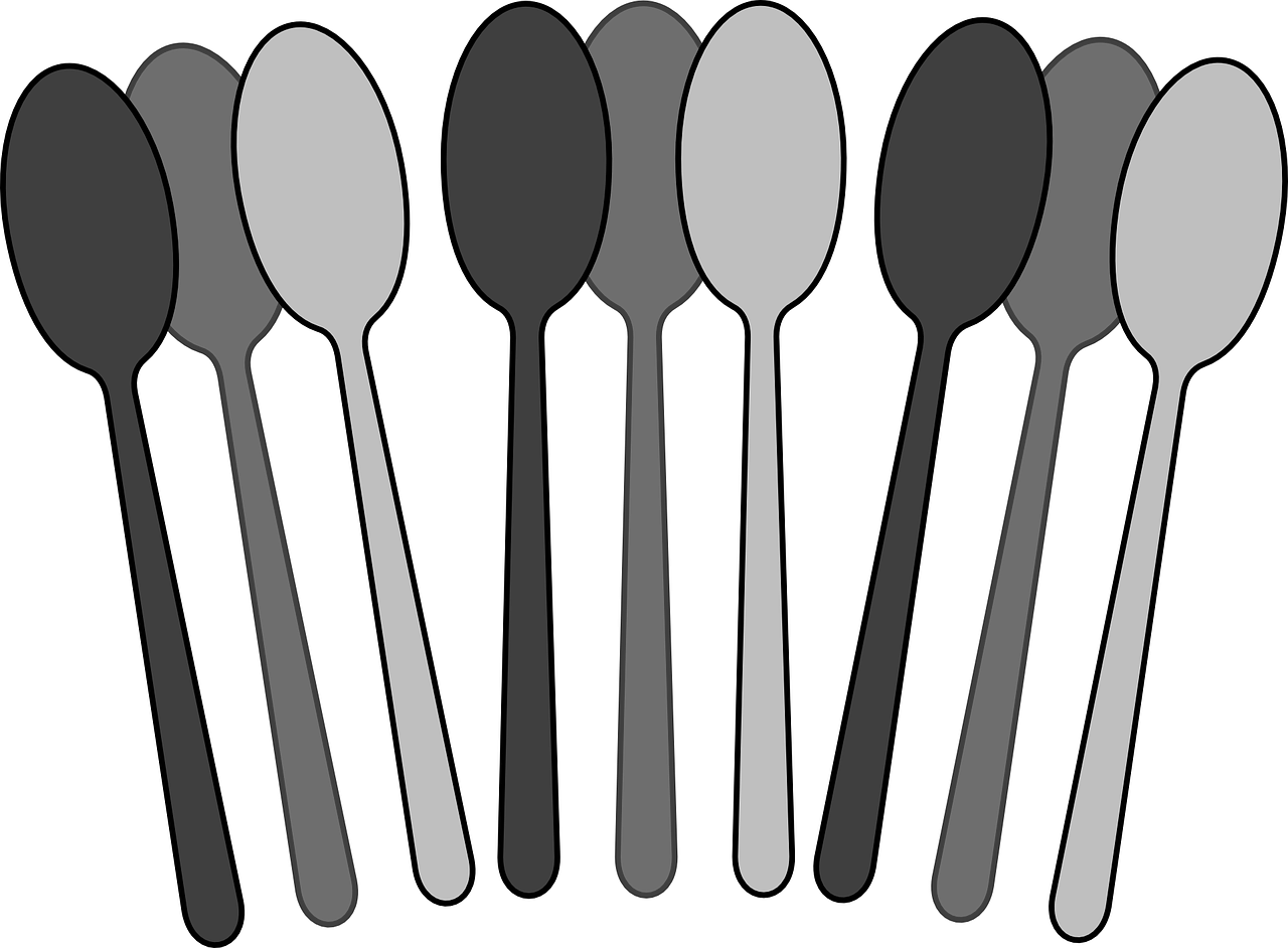 Spoons,wooden Spoons,free Vector - Spoon (1280x942)