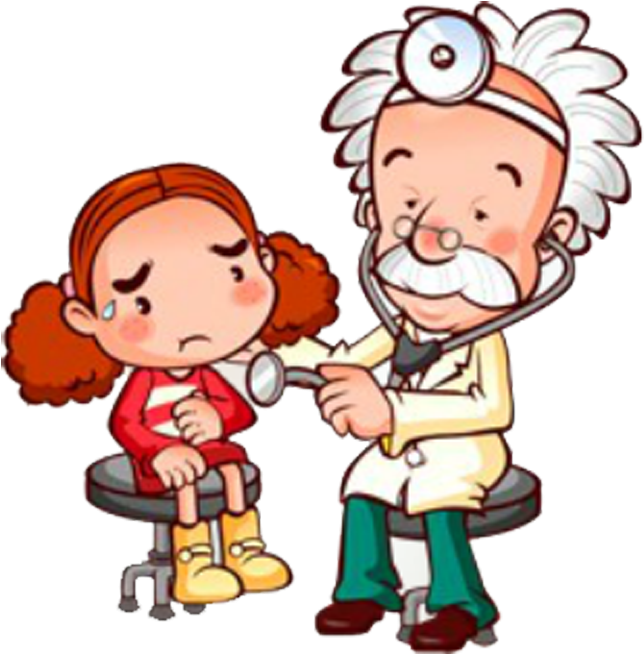 Patient Clipart Dr Patient - Doctor With Patient Clipart Png (792x840)