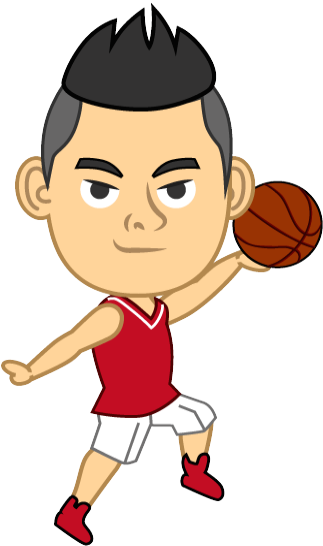 Clip Art Royalty Free Library Free Men S Character - Basketball (480x640)