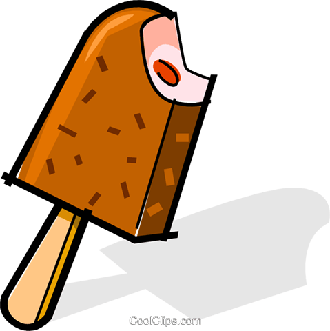 Popsicle Royalty Free Vector Clip Art Illustration - Eis Am Stiel Clipart (479x480)