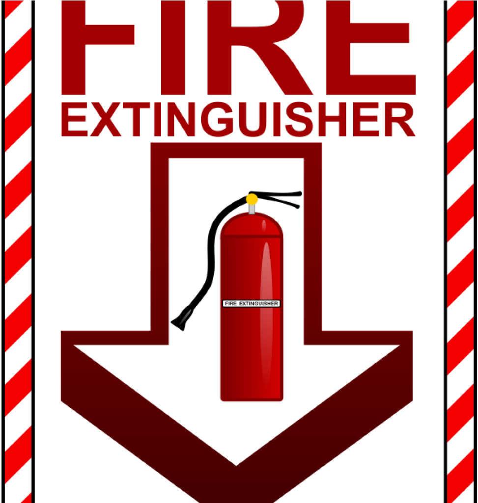 Fire Extinguisher Clip Art Free Clipart Fire Extinguisher - Fire Extinguisher Clipart Sign (1024x1024)