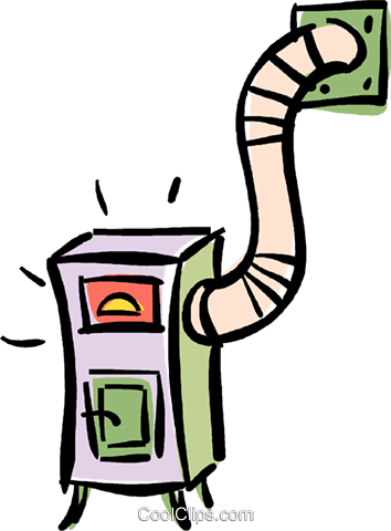 Furnace Royalty Free Vector Clip Art Illustration - Furnace Clip Art (354x480)