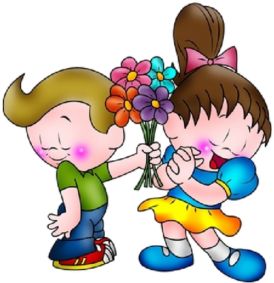 Cute Children Clipart - Transparent Background Cute Valentine Couple (400x400)
