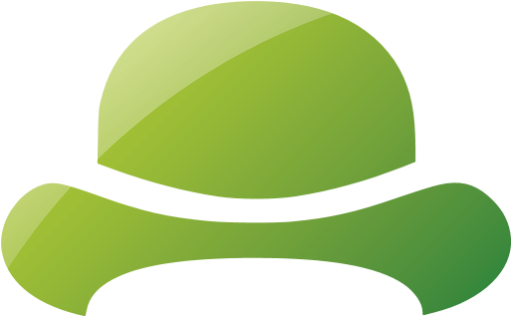 Web 2 Green Bowler Hat Icon - Red Bowler Hat Png (512x512)