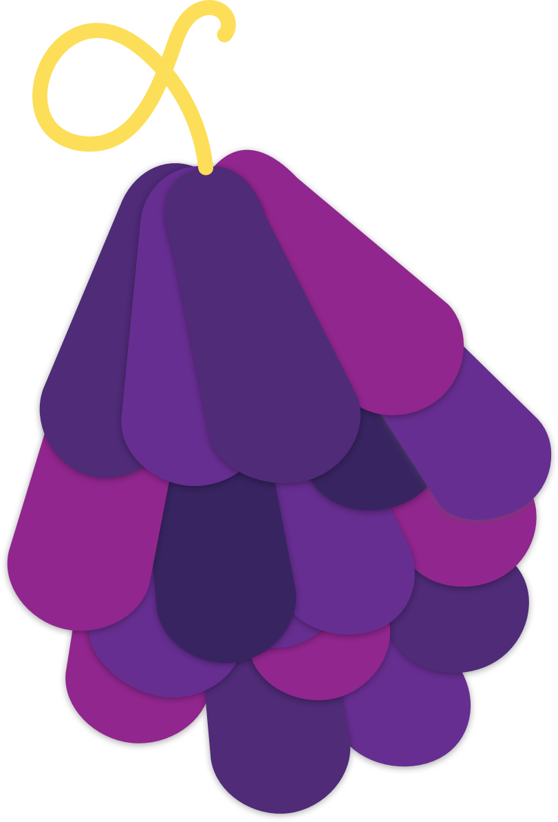 Bright Vines Grape The Funny Yummy Grape - Grape (811x1194)