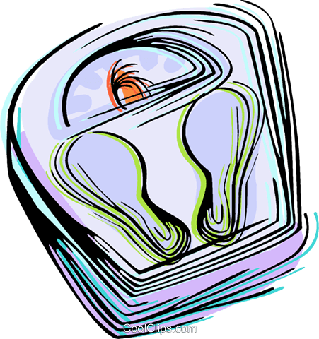 Bathroom Scale Royalty Free Vector Clip Art Illustration - Bathroom Scale Royalty Free Vector Clip Art Illustration (451x480)