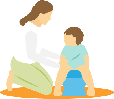 Bathroom Clipart Potty Accident - Potty Training Transparent (395x343)