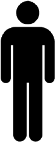 Figure Clipart - Male Toilet Sign Png (598x600)