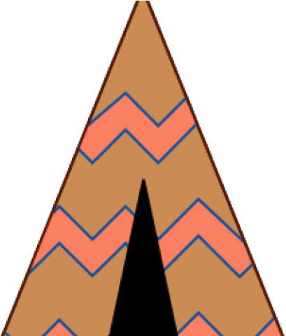 Camp Fire Clipart Tent - Native American Hut Cartoon (640x480)