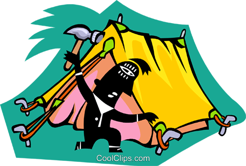 Tent Clipart Person - Person (480x324)