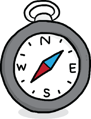 Compass Clipart 19 Clipart Compass Huge Freebie Download - Compass Cartoon (305x398)