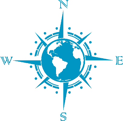 Globe Compass Rose Clipart The Arts Image Pbs - Latin American Social Sciences Institute (404x399)