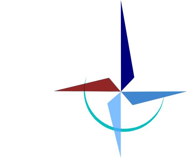 How To Set Use Compass West Trans Svg Vector - How To Set Use Compass West Trans Svg Vector (600x505)