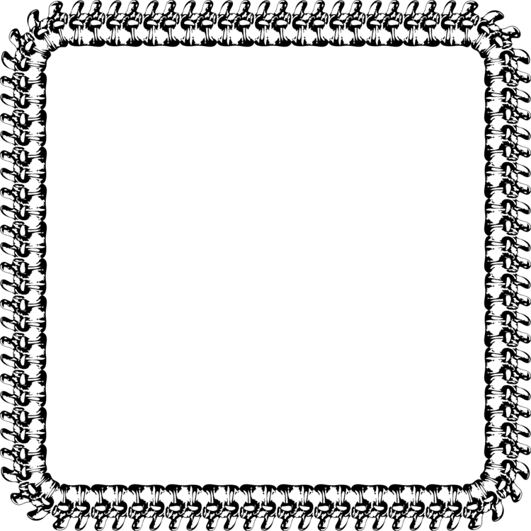 Ornament Picture Frames Decorative Arts Black And White - Black And White Templates (750x750)