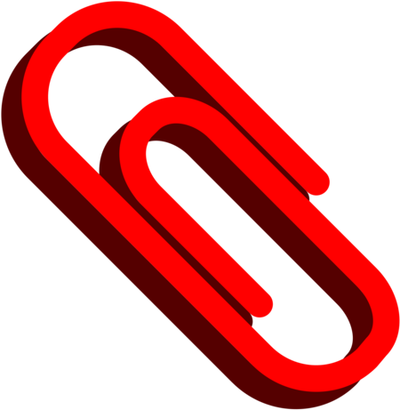Paper Clip Pin Drawing - Paper Clip Clipart Png (750x750)