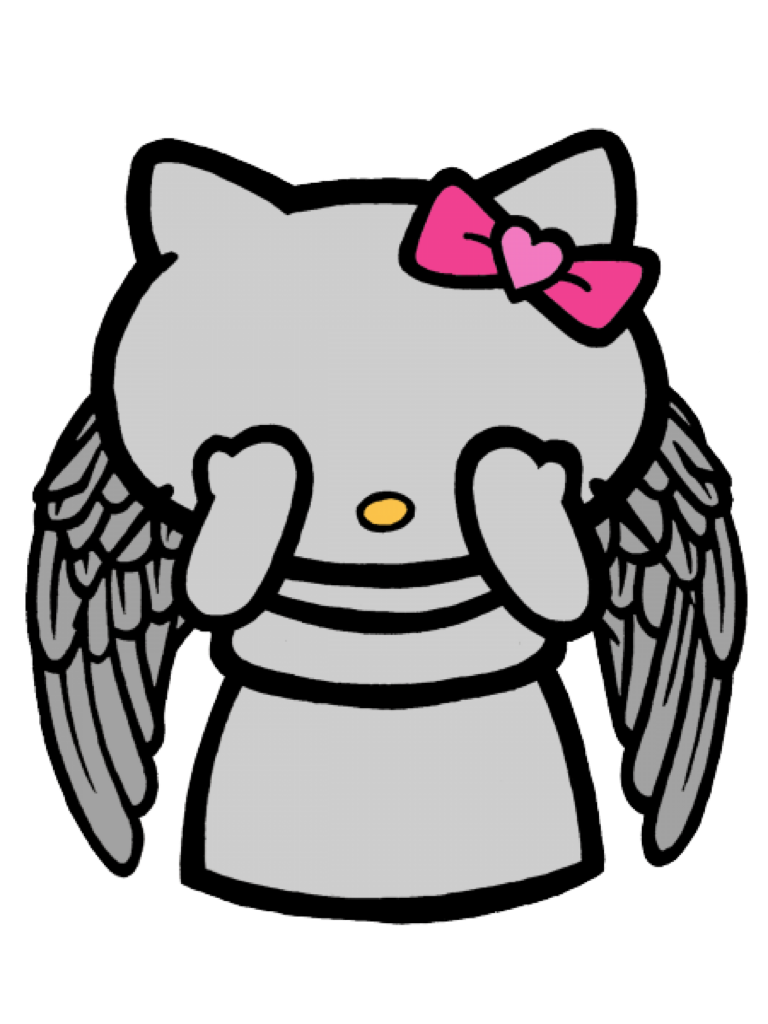 Download Hello Kitty Angel Dr Clipart Hello Kitty The - Hello Kitty Weeping Angel (768x1024)