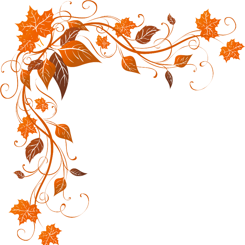 Image Du Blog Loveferrari - Fall Leaves Corner Clip Art (800x800)