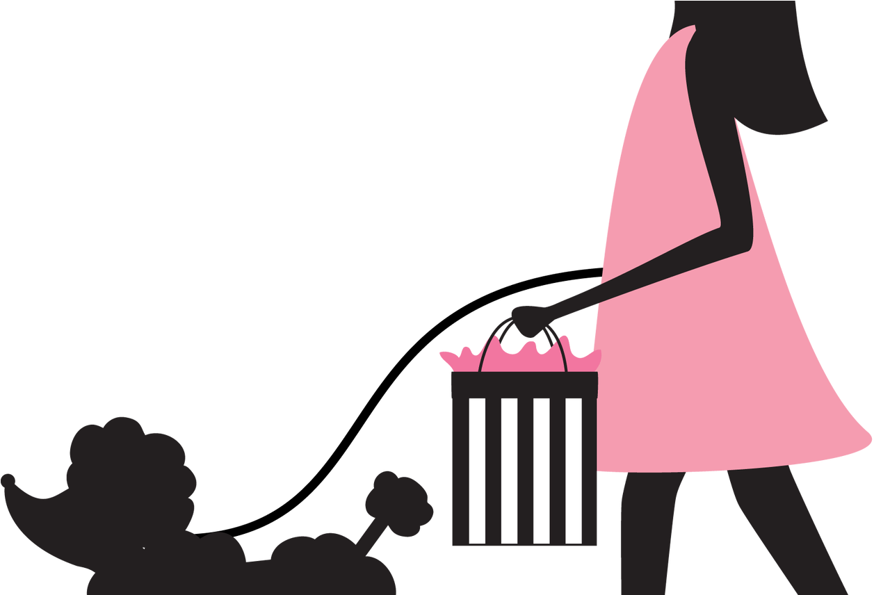 Girl Walking Dog Clipart Free Download Best Girl Walking - Festa Paris Png (1368x855)