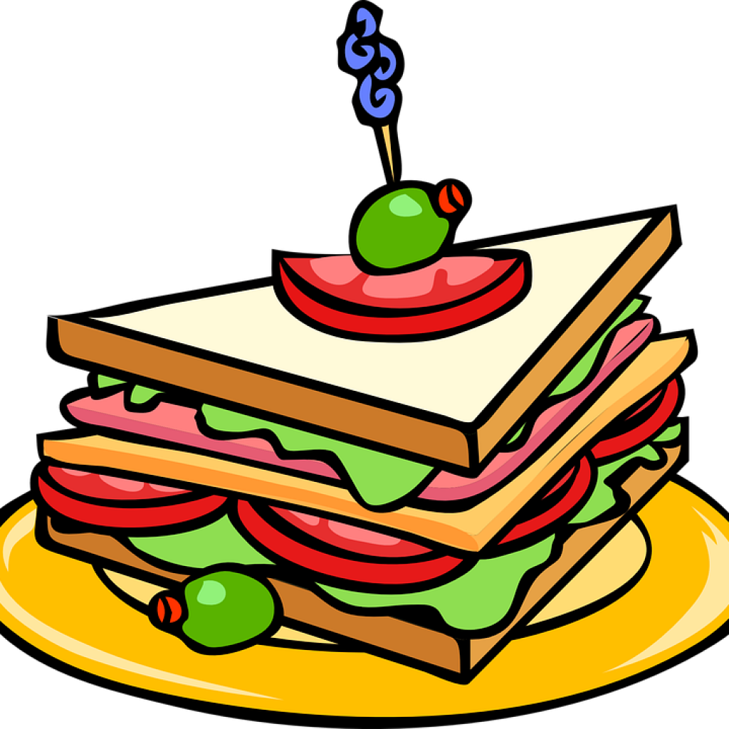 Party Food Clipart Party Food Clipart Sandwich Food - Sandwich Clip Art (1024x1024)