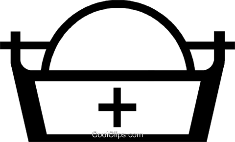 Nurse's Cap Royalty Free Vector Clip Art Illustration - Clip Art (480x291)